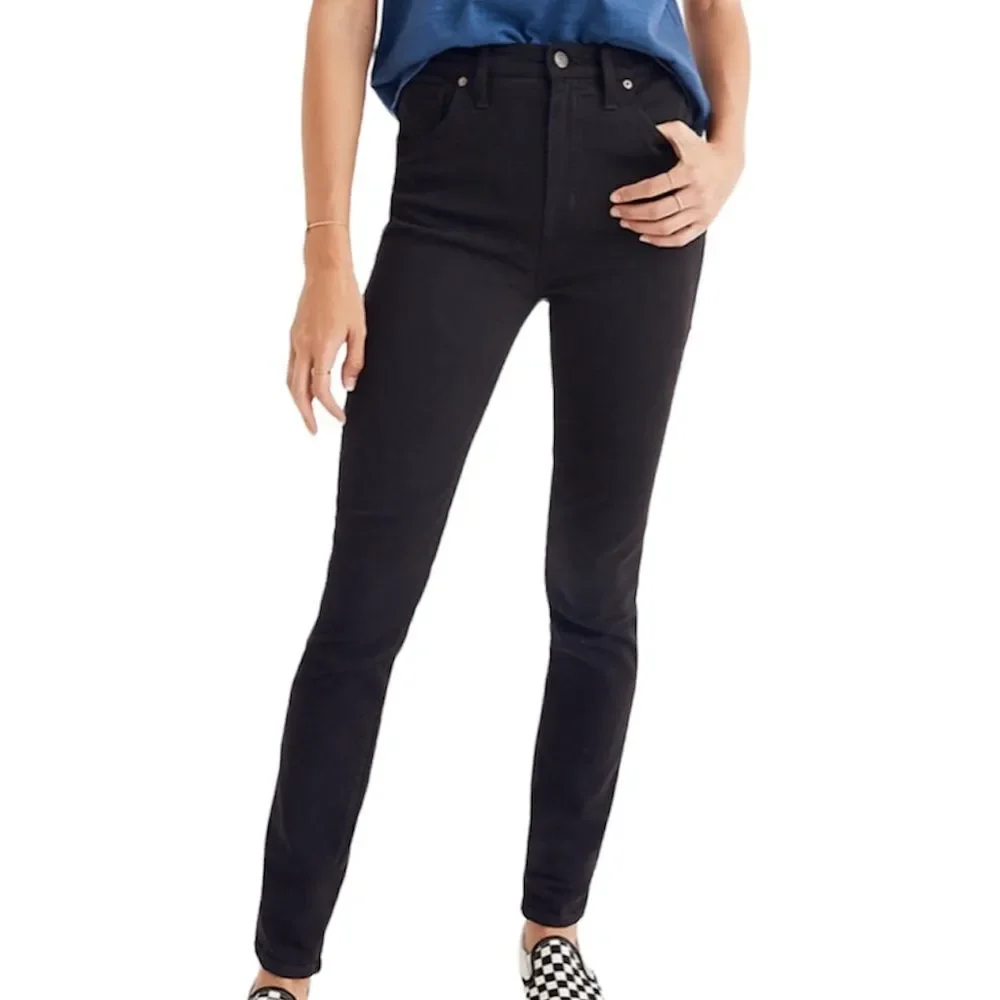 Madewell Women’s High Rise Black Skinny Jeans 24 NWT